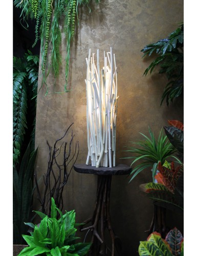 Декоративний світильник із натуральних дерев'яних гілок НЛ-16 для ресторану