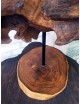 Художня інсталяція Носоріг із натурального дерева для офісу