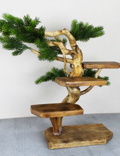 Підставка дерев'яна для подачі ролів, суші та кондитерських виробів.