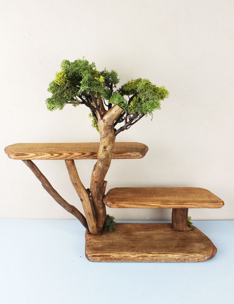 Підставка дерев'яна для подачі суші-ролів, капкейків та інших кондитерських виробів