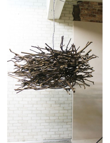 Люстра "Гнездо" из деревянных веток диаметр 120см