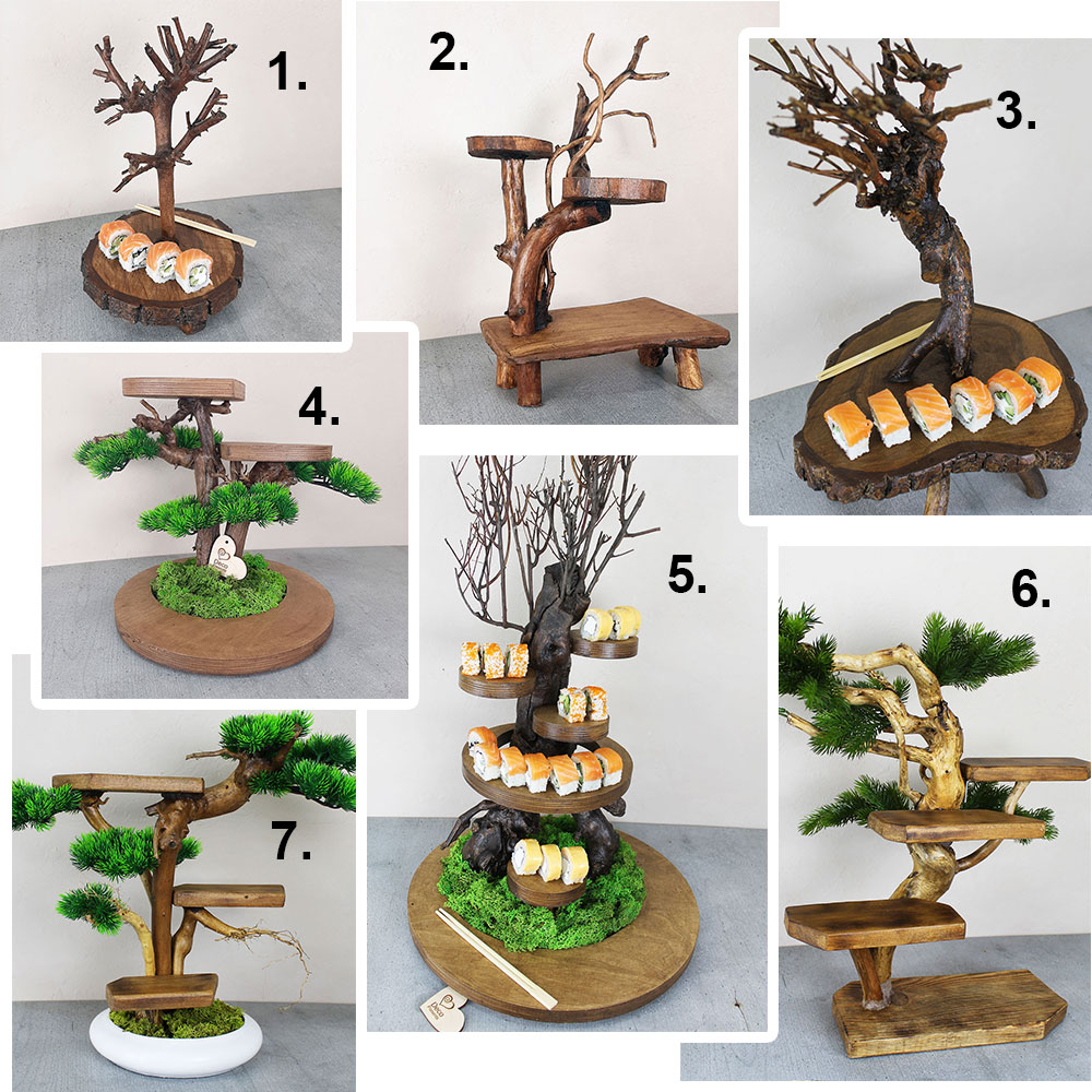 Підставка дерев'яна для подачі випічки